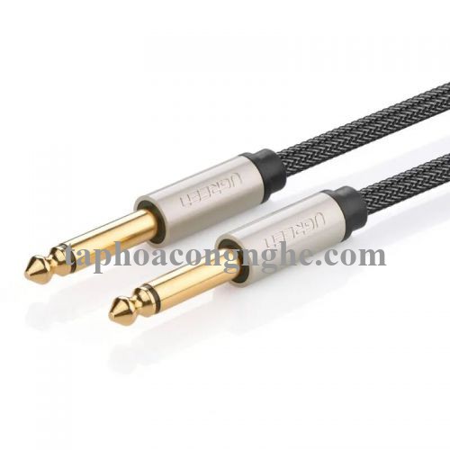 Ugreen 10639 3M màu Đen Cáp âm thanh 2 đầu 6.5mm dương cao cấp AV128 30010639